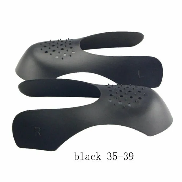 1 Pair Shoes Shields for Sneaker Anti Crease Wrinkled Fold Shoe Support Toe Cap Sport Ball Shoe Head Stretcher Shaper Protector