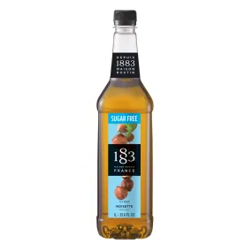 1883 Maison Routin Sugar Free Hazelnut Syrup (1L)