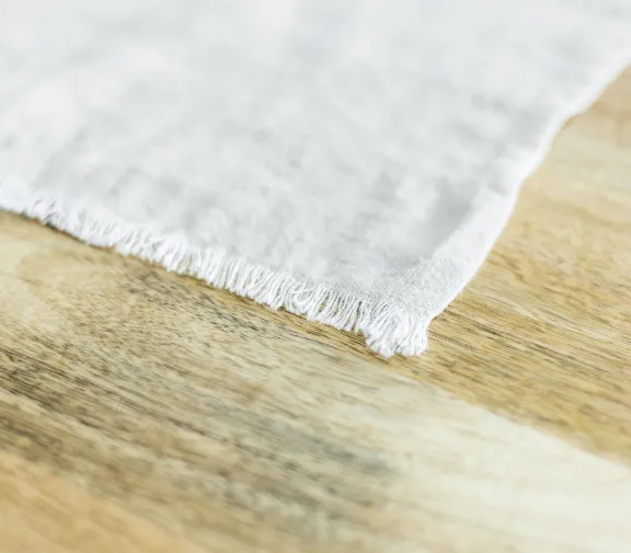 4 Hand Woven Stone Washed Linen Placemats (Grey, Blue, White, Blush Pink) Eco-Friendly, Fair Trade