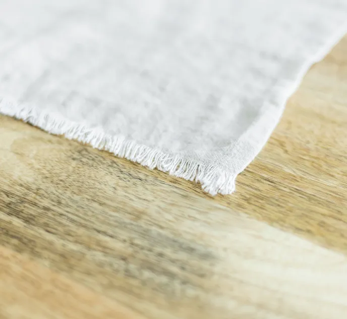 4 Hand Woven Stone Washed Linen Placemats (Grey, Blue, White, Blush Pink) Eco-Friendly, Fair Trade