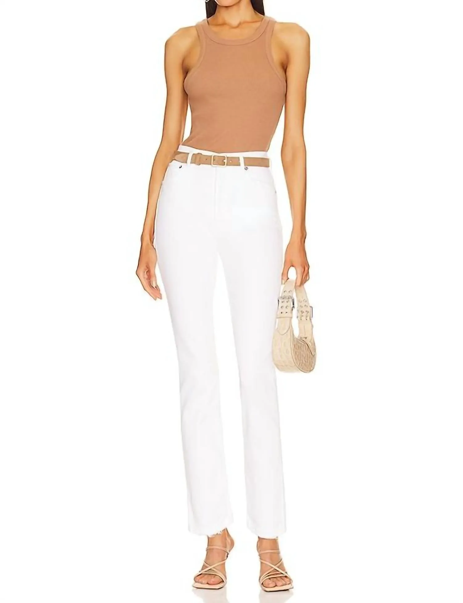 Agolde - Riley High Rise Straight Jeans