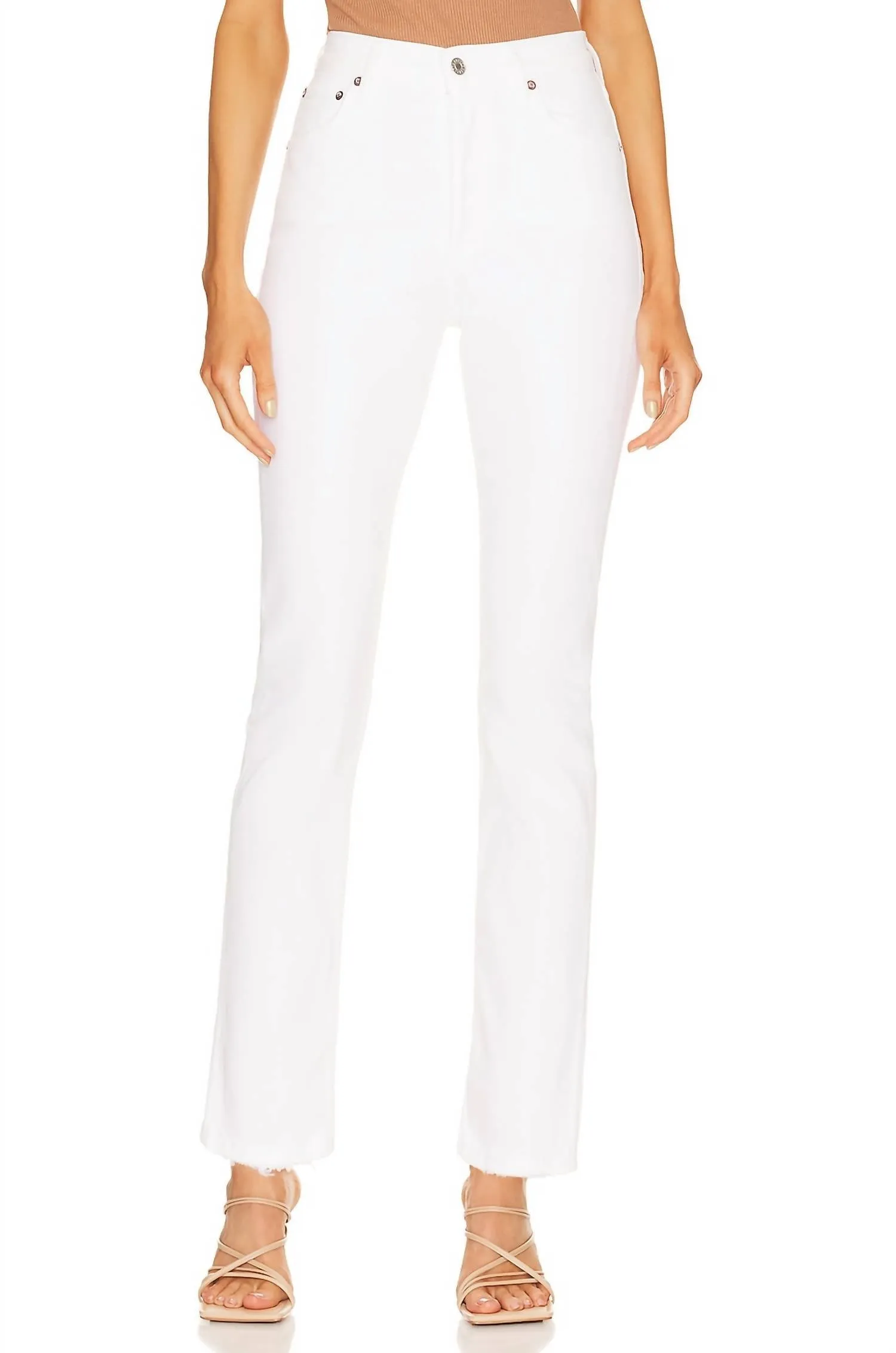 Agolde - Riley High Rise Straight Jeans