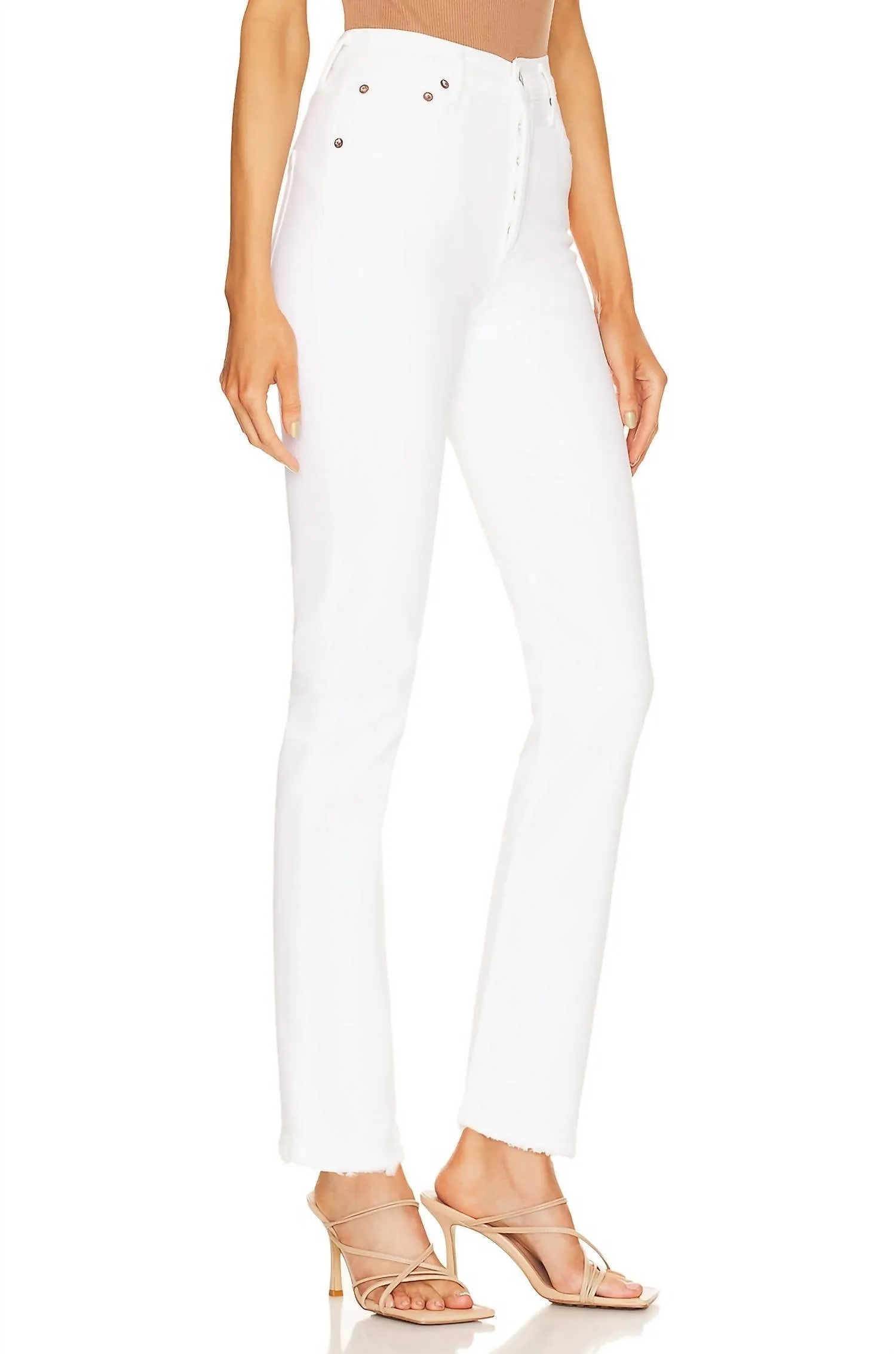 Agolde - Riley High Rise Straight Jeans