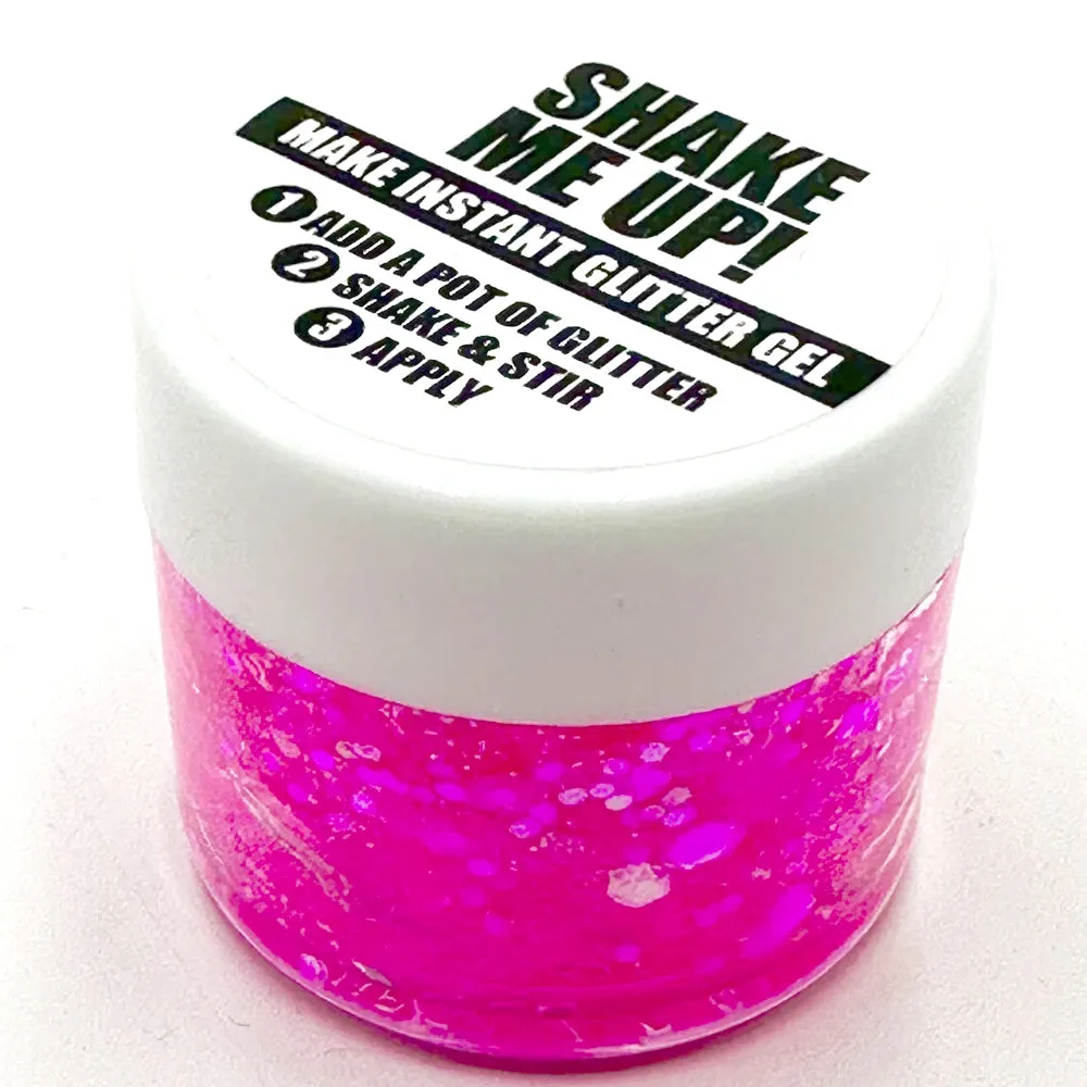 Biodegradable Glitter Gel - UV Pink (Chunky Mix)