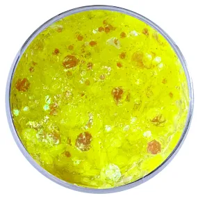 Biodegradable Glitter Gel - UV Yellow (Chunky Mix)