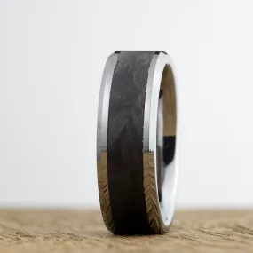 Bulletproof- Forged carbon fiber on Tungsten ring