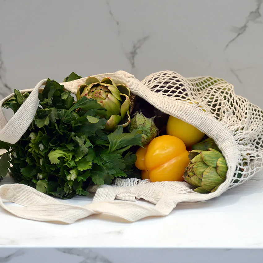 Ecobags Fairtrade & Organic Cotton String Bag with Short Handle