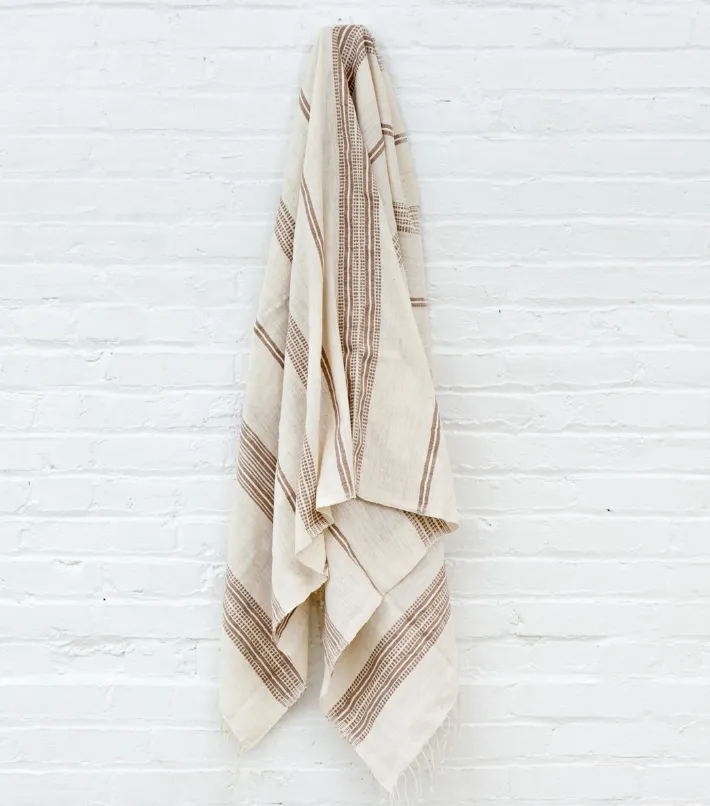 Ethiopian Cotton Bath Towels- Hand Woven (many colors)- Eco-Friendly, Fair Trade
