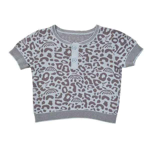 Joey Knit Tee - Duck Egg Blue