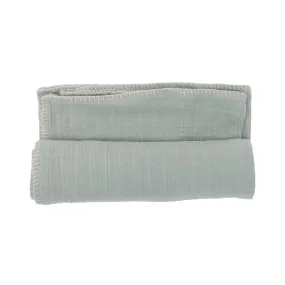 Melody Muslin Wrap - Duck Egg Blue