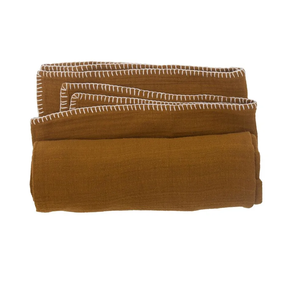 Melody Muslin Wrap - Golden