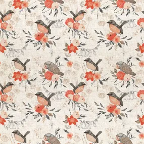 ORGANIC Birds - Beige $19.99/ Yard