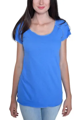 Short Sleeve Raw Raglan Tee | Mountain Lake