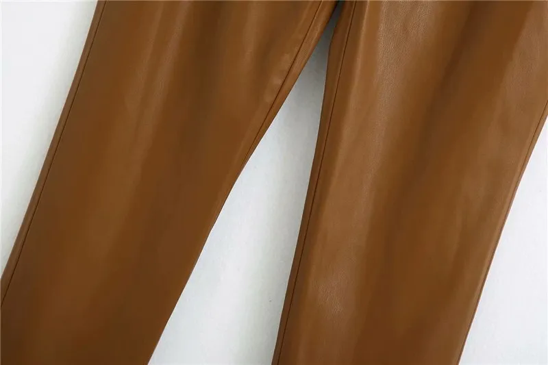 VEGAN LEATHER TROUSERS