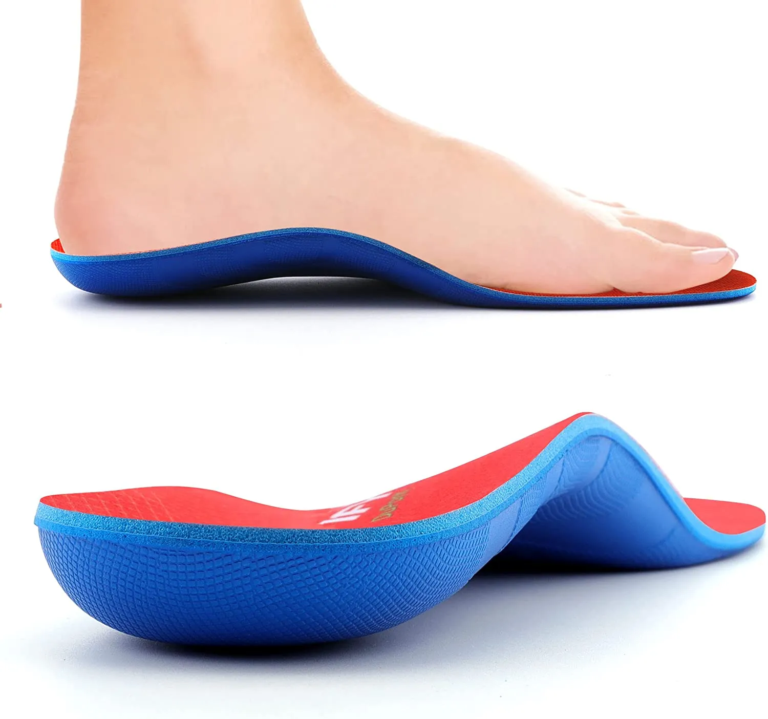 Walkomfy Heavy Duty Support Plantar Fasciitis Insoles Arch Support Orthotic